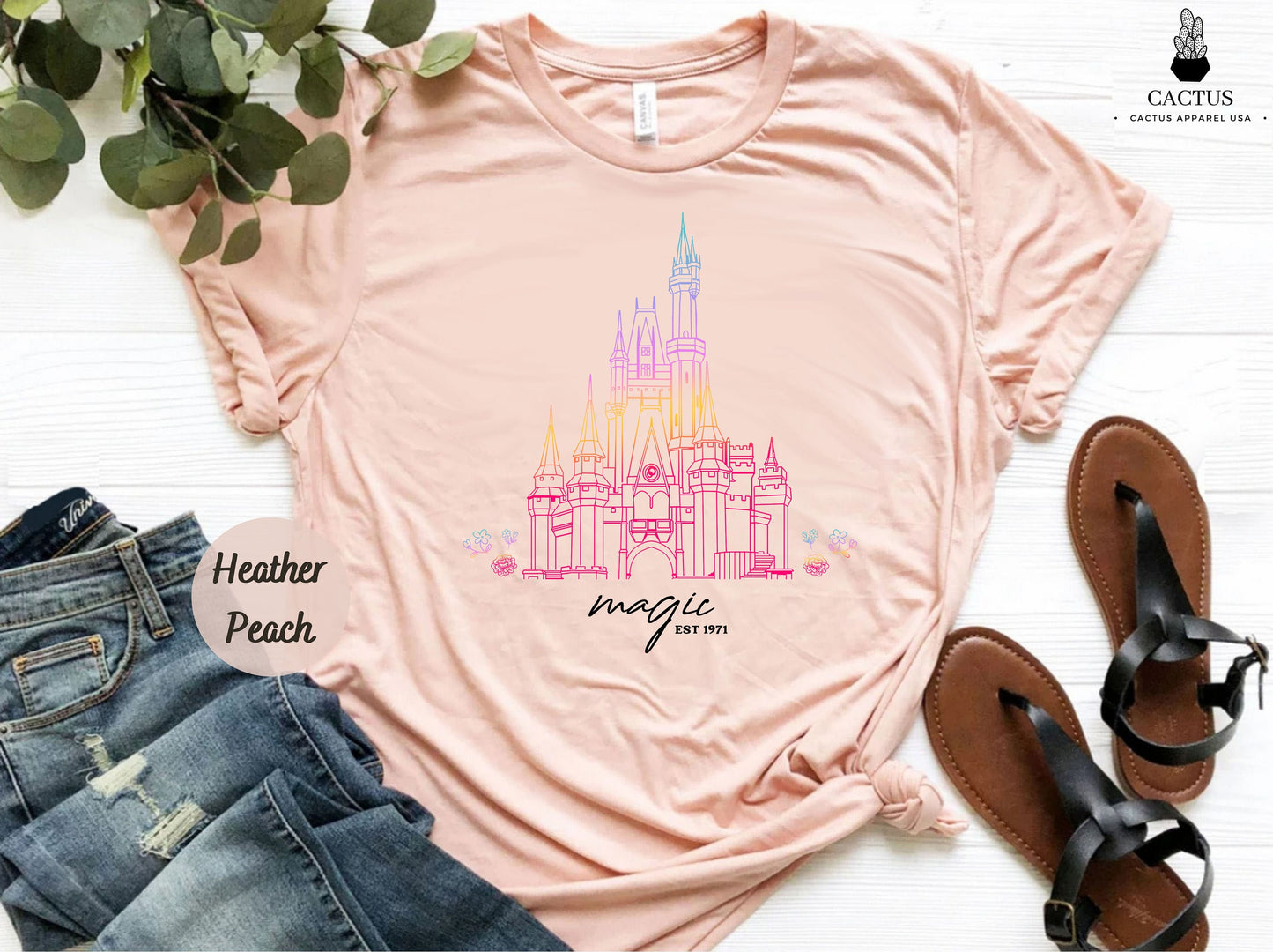 Disney Castle Shirt, Disneyworld Shirt, Magic Kingdom Shirt, Shirt, Disney Trip Shirt, Vintage Disney Shirt, Disney Shirt, Disneyland Tee