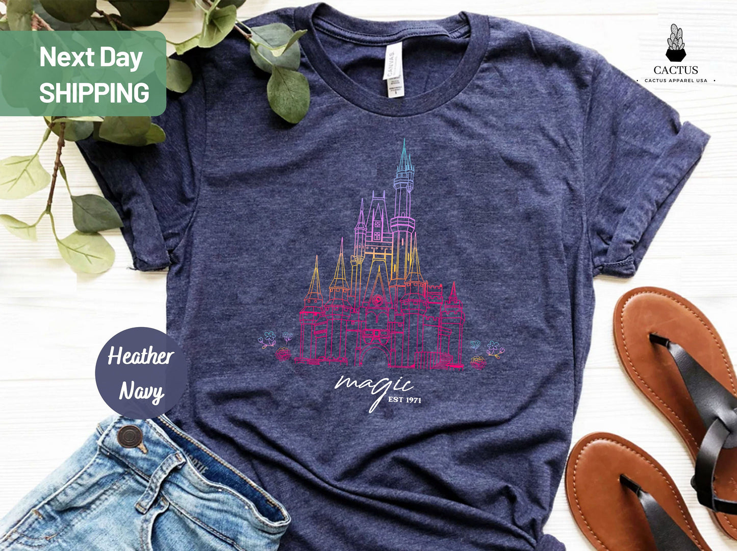 Disney Castle Shirt, Disneyworld Shirt, Magic Kingdom Shirt, Shirt, Disney Trip Shirt, Vintage Disney Shirt, Disney Shirt, Disneyland Tee