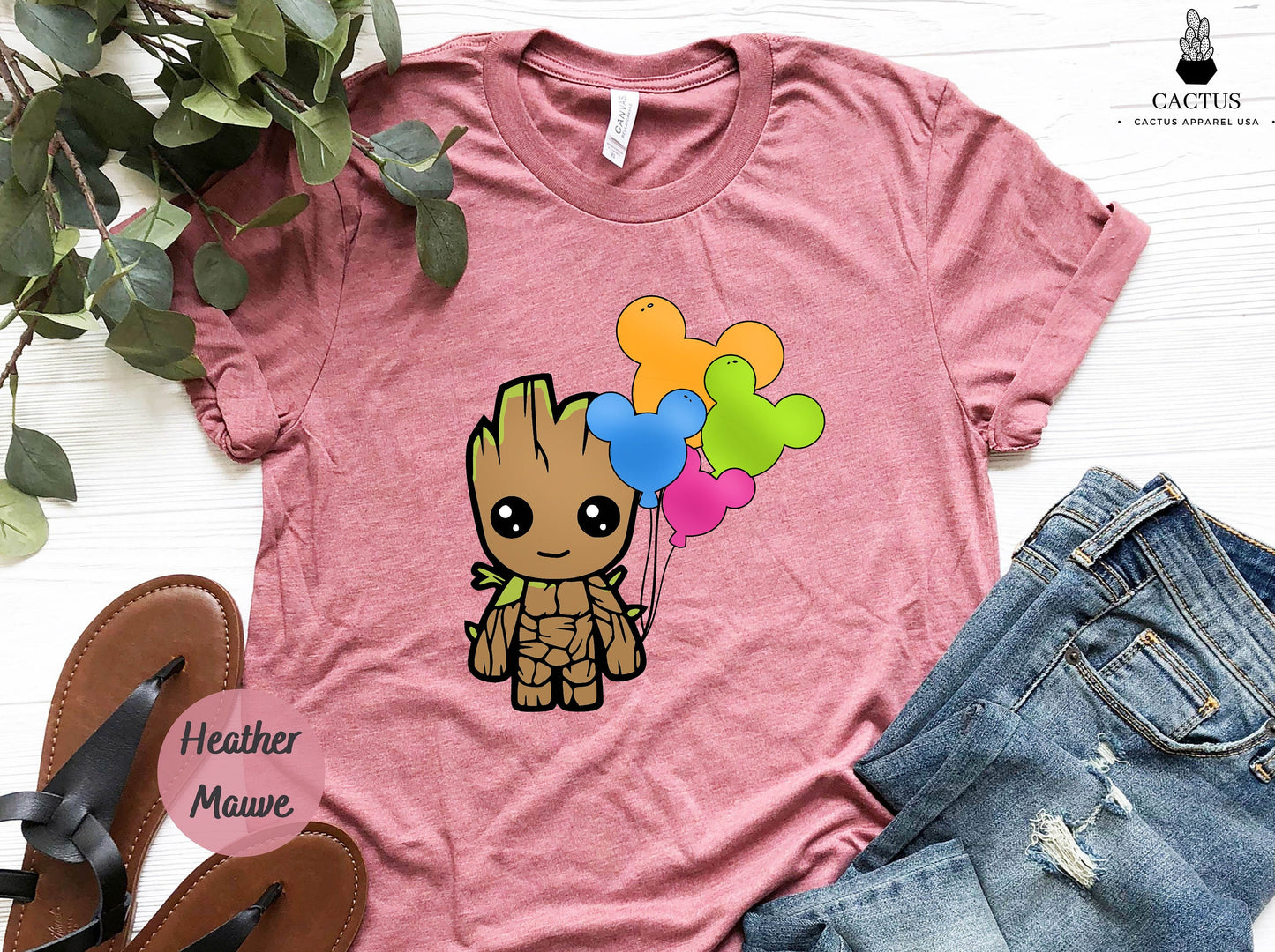 Baby Groot And Mickey Ears T-Shirt, Baby Groot Shirt, Mickey Ears Shirt, Disney Baby Groot Shirt, Disney Tee Shirt, Disney Vacation Shirt