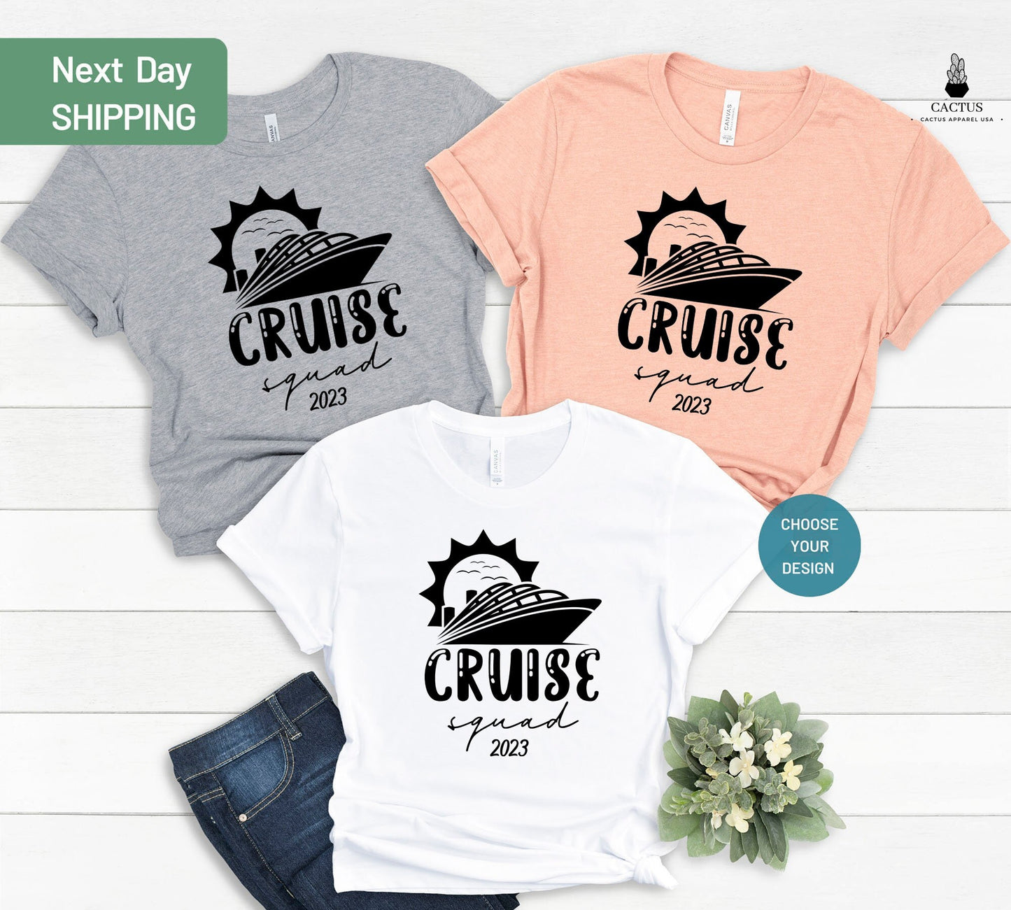 Cruise Squad, Family Cruise Shirts, Family Matching Vacation Shirts, 2023 Cruise Squad, Cruise 2023 Shirts, Matching Family Outfits