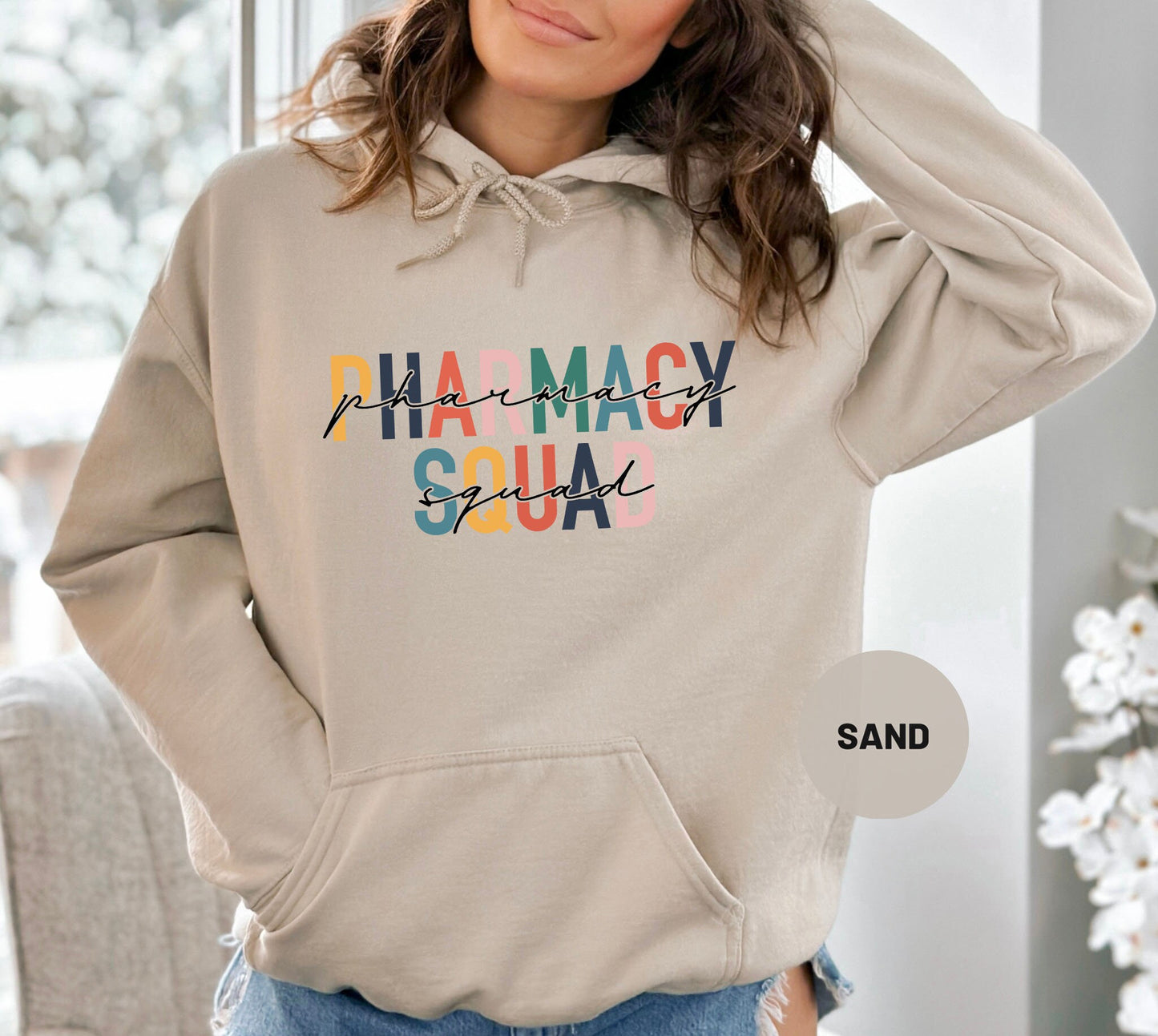 Pharmacy Squad Hoodie, Pharmacy Hoodie, Pharmacy Student Sweatshirt, Pharmacy Technician Hoodie, Gift For Pharmacy