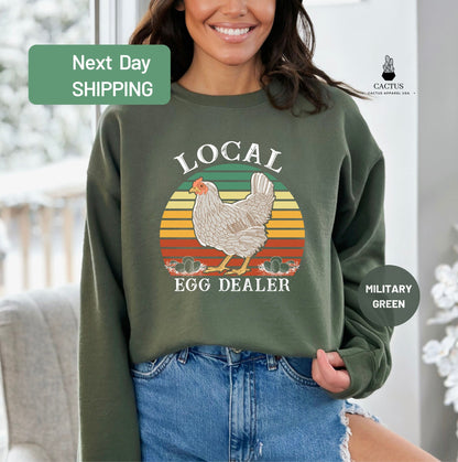 Egg Dealer Easter Sweatshirt, Christian Easter Sweatshirt, Easter Gift, Happy Easter Sweatshirt, Easter Vibes Sweatshirt