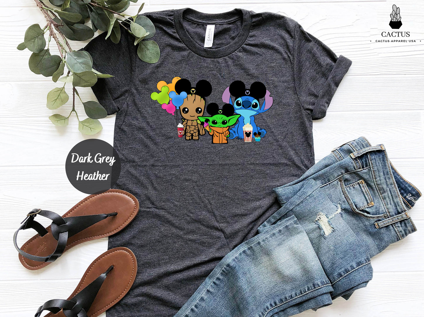 Mickey Shirt, Stitch, Baby Yoda, Baby Groot Shirt, Stitch & Baby Yoda Snacks Shirt, Disneyworld Family Shirt, Disneyland Shirts, Disney Ears