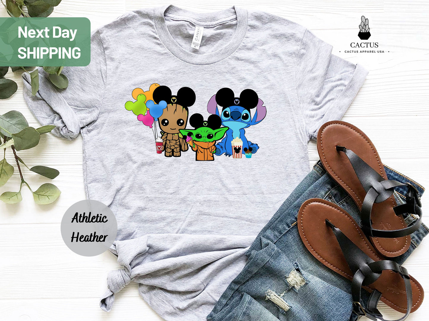 Mickey Shirt, Stitch, Baby Yoda, Baby Groot Shirt, Stitch & Baby Yoda Snacks Shirt, Disneyworld Family Shirt, Disneyland Shirts, Disney Ears