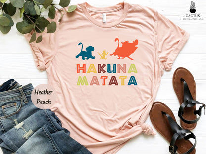 Hakuna Matata Shirt, Disney family shirt, Disney Trip Shirt, Animal Kingdom shirt, Lion king shirt ,Disney Custom Shirt, Disney Shirts