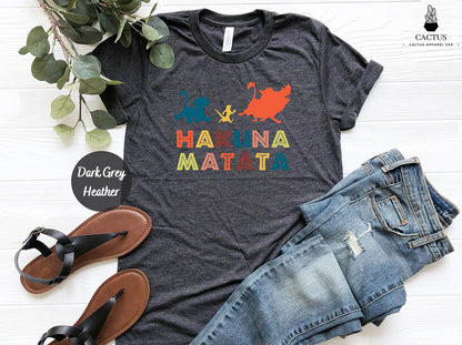 Hakuna Matata Shirt, Disney family shirt, Disney Trip Shirt, Animal Kingdom shirt, Lion king shirt ,Disney Custom Shirt, Disney Shirts