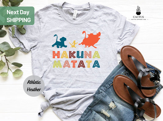 Hakuna Matata Shirt, Disney family shirt, Disney Trip Shirt, Animal Kingdom shirt, Lion king shirt ,Disney Custom Shirt, Disney Shirts