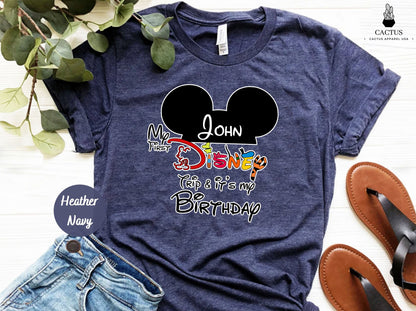 Family Disney Birthday Trip, Disney Birthday Trip, Birthday Vacation Shirt, Disney Vacation Shirt, Birthday Shirt, Disney Shirt