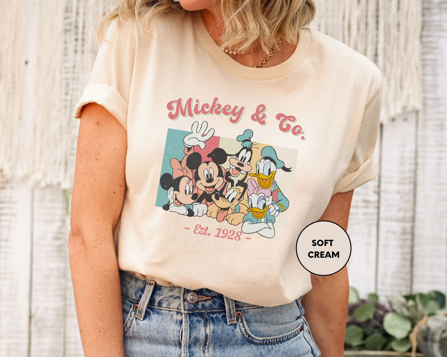 Vintage Mickey & Co 1928 Shirt, Retro Vintage Disney Shirt, Retro Mickey And Co, Disneyworld Shirts ,Family Mickey And Friends Shirt