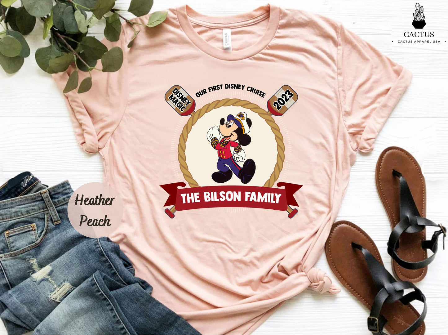 Custom Family Name Disney Shirt, Our First Disney Trip Shirt, Disneyworld Shirt Family 2023, Disneyland Tee, Disney Couple Shirt