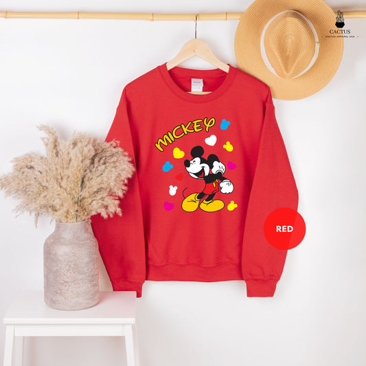 Mickey Sweatshirt, Disneyland Shirt, Disney Crewneck Sweatshirt, Family Disney Shirt, Group Disney Shirt, Disney Trips Sweatshirt