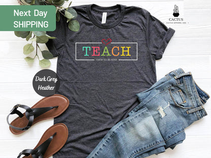 Teach Them To Be Kind Shirt, Back to School Shirt, Teacher Shirt, Teacher Gift, Back To School Gift, Teacher Tee, Teacher Appreciation