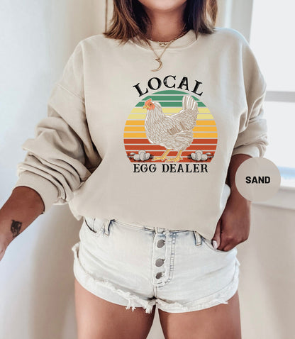 Egg Dealer Easter Sweatshirt, Christian Easter Sweatshirt, Easter Gift, Happy Easter Sweatshirt, Easter Vibes Sweatshirt