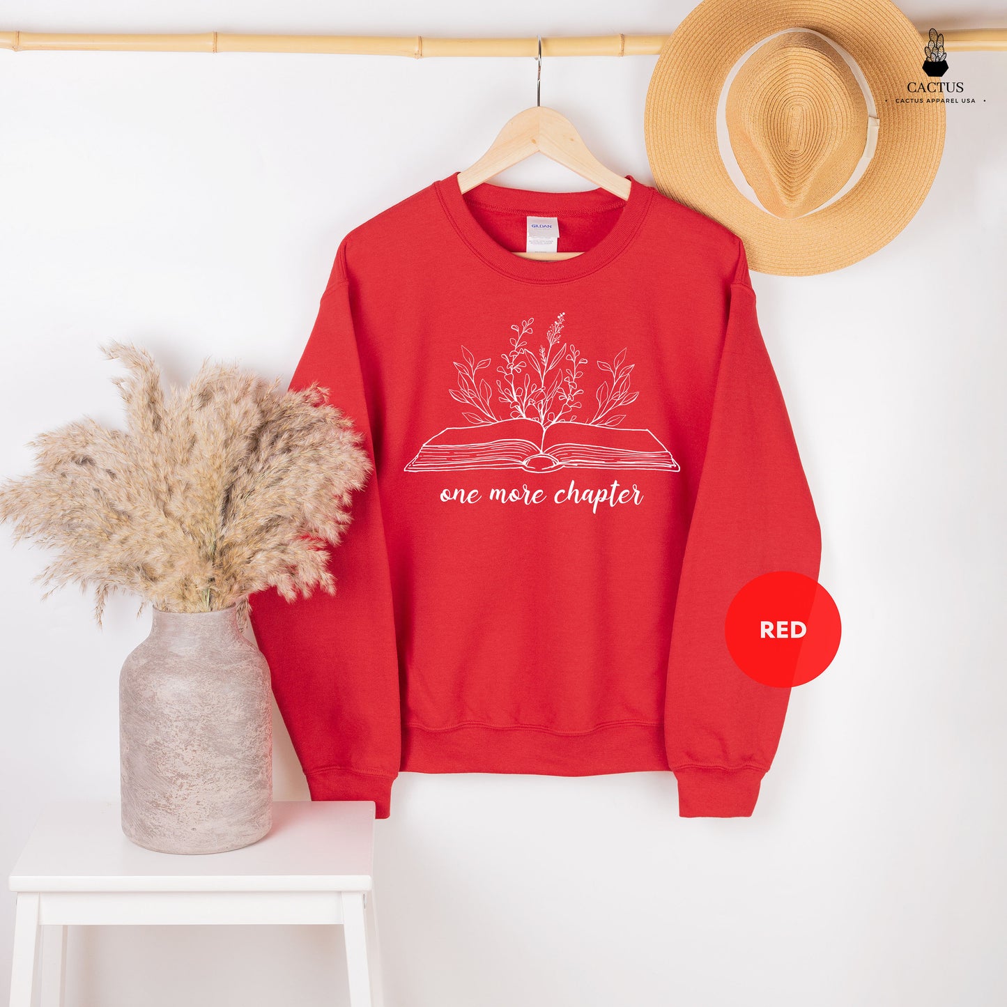 One More Chapter Sweatshirt, Bookish Sweatshirt, Funny Reading Sweatshirt, Book Nerd Sweatshirt, Librarian Gifts, Read Sweatshirt