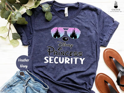 Disney Princess Security T-shirts, Disney Princess Shirt, New Dad Shirts , Dad Gift from his Daughter , Disneyland Family Shirts, Minnie Tee