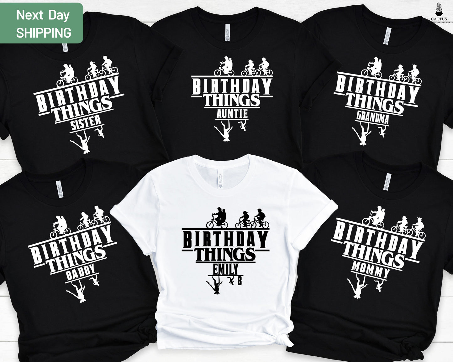 Birthday Things Family Shirt, Custom Birthday Shirt, Birthday Party T shirt, Personalized Shirts, Custom Things, Party Things